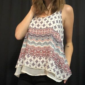 Dressy tank top/blouse